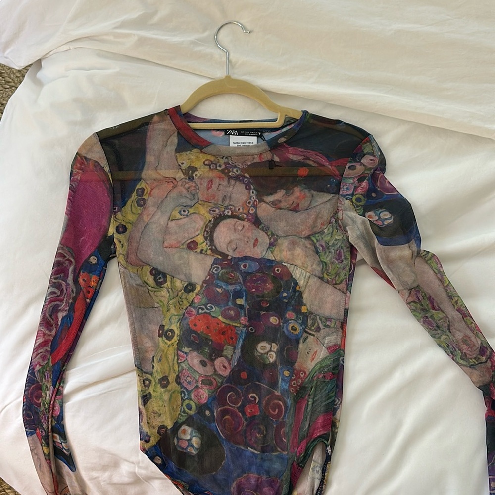 Zara sheer body suit